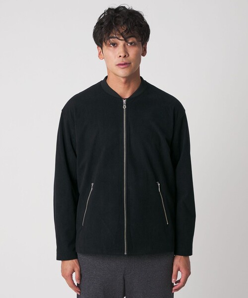 A DAY IN THE LIFE UNITED ARROWS(アデイインザライフユナイテッドアローズ)の「コーデュロイ リブ ブルゾン<A DAY IN THE LIFE>(ブルゾン・メンズ・ライトグレー/ブラック/ネイビー・M/L)」の7枚目の写真