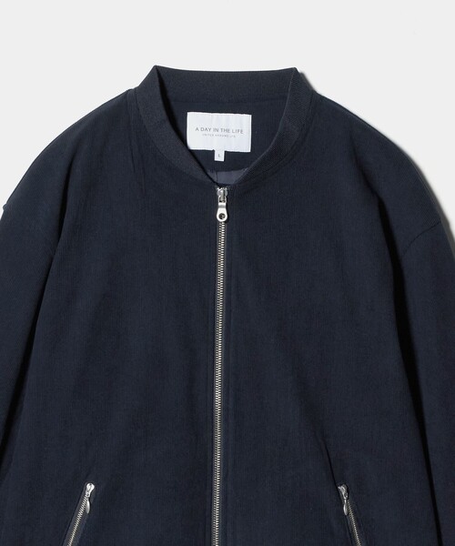 A DAY IN THE LIFE UNITED ARROWS(アデイインザライフユナイテッドアローズ)の「コーデュロイ リブ ブルゾン<A DAY IN THE LIFE>(ブルゾン・メンズ・ライトグレー/ブラック/ネイビー・M/L)」の11枚目の写真