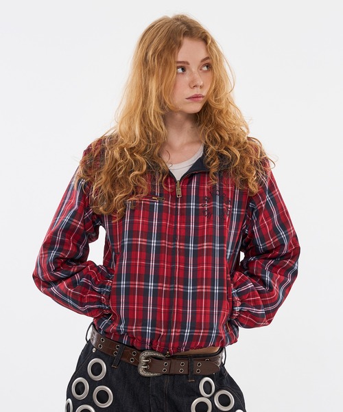 WISH FOR EVER（ウィッシュフォーエバー）の「2WAY  REVERSIBLE FLEECE BLOUSON / 2WAYリバーシブルフリースブルゾン（ブルゾン・メンズ・グリーン/レッド/ブラック/その他・SMALL/MEDIUM/LARGE）」の3枚目の写真