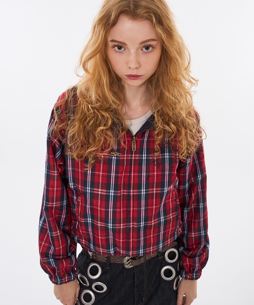 WISH FOR EVER（ウィッシュフォーエバー）の「2WAY  REVERSIBLE FLEECE BLOUSON / 2WAYリバーシブルフリースブルゾン（ブルゾン・メンズ・グリーン/レッド/ブラック/その他・SMALL/MEDIUM/LARGE）」の12枚目の写真