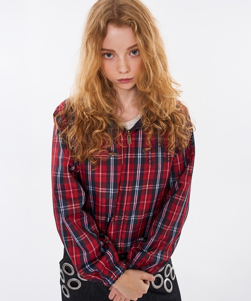 WISH FOR EVER（ウィッシュフォーエバー）の「2WAY  REVERSIBLE FLEECE BLOUSON / 2WAYリバーシブルフリースブルゾン（ブルゾン・メンズ・グリーン/レッド/ブラック/その他・SMALL/MEDIUM/LARGE）」の13枚目の写真