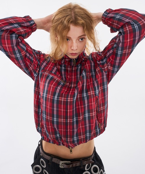 WISH FOR EVER（ウィッシュフォーエバー）の「2WAY  REVERSIBLE FLEECE BLOUSON / 2WAYリバーシブルフリースブルゾン（ブルゾン・メンズ・グリーン/レッド/ブラック/その他・SMALL/MEDIUM/LARGE）」の10枚目の写真