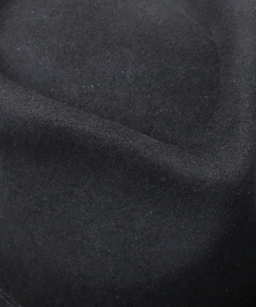 Sense of Grace（センスオブグレース）の「ウールフェルト フラット ミドルブリム 中折れハット（ハット・メンズ・ブラック/ブラウン・FREE）」の15枚目の写真