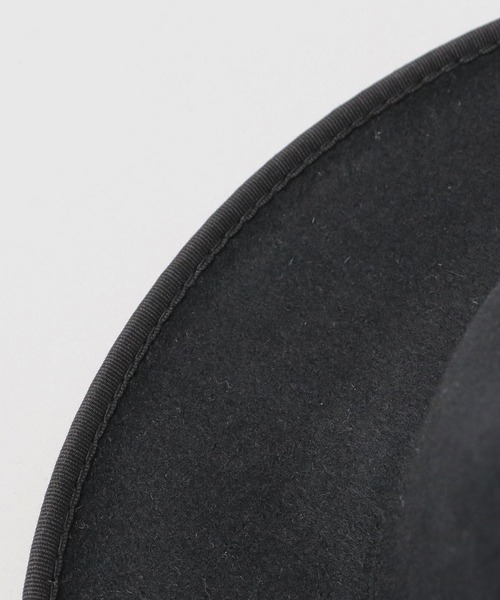 Sense of Grace（センスオブグレース）の「ウールフェルト フラット ミドルブリム 中折れハット（ハット・メンズ・ブラック/ブラウン・FREE）」の13枚目の写真