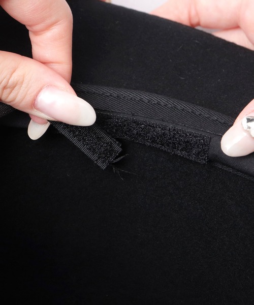 Sense of Grace（センスオブグレース）の「ウールフェルト フラット ミドルブリム 中折れハット（ハット・メンズ・ブラック/ブラウン・FREE）」の12枚目の写真