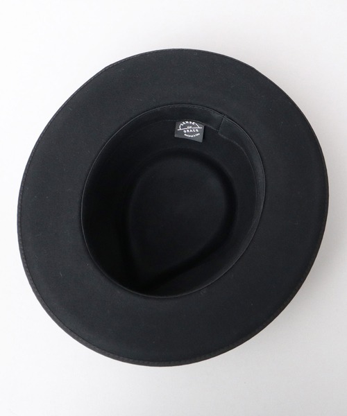 Sense of Grace（センスオブグレース）の「ウールフェルト フラット ミドルブリム 中折れハット（ハット・メンズ・ブラック/ブラウン・FREE）」の8枚目の写真