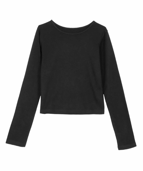 KOBE LETTUCE(コウベレタス)の「スムースロンT(Tシャツ/カットソー・レディース・アイボリー系/オフホワイト/ブラック系/ホワイト系/ブラック/アイボリー系1・M)」の16枚目の写真