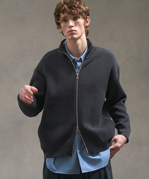バウンドウールドライバーズニット/ジップカーディガン（ニット