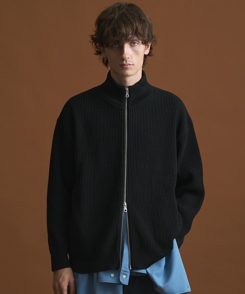 バウンドウールドライバーズニット/ジップカーディガン（ニット
