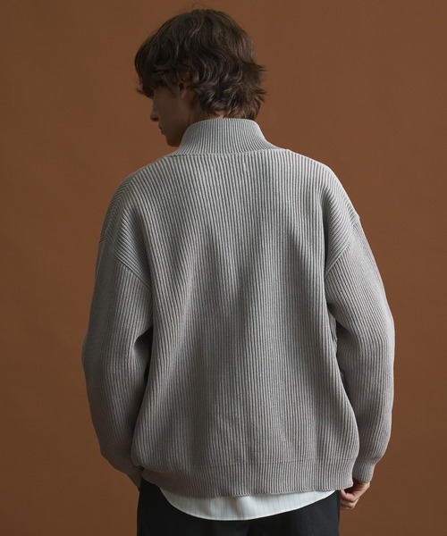 バウンドウールドライバーズニット/ジップカーディガン（ニット