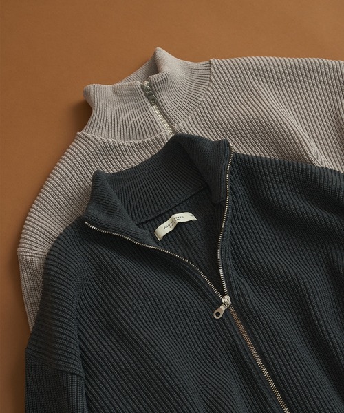 バウンドウールドライバーズニット/ジップカーディガン（ニット