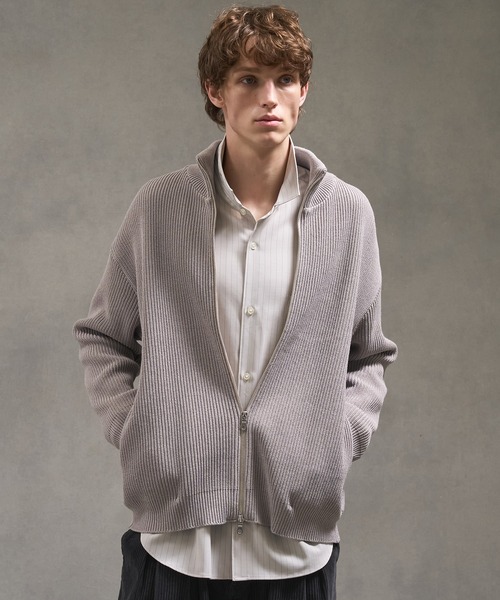 バウンドウールドライバーズニット/ジップカーディガン（ニット