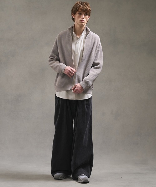 バウンドウールドライバーズニット/ジップカーディガン（ニット