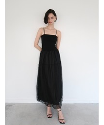 balloon tulle dress