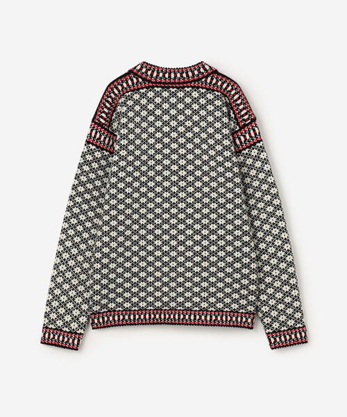 Bshop(ビショップ)の「Longa Liis | ヴィンテージ フォークセーター BLACK WOMEN(ニット/セーター・レディース・ブラック系その他・XS)」の3枚目の写真