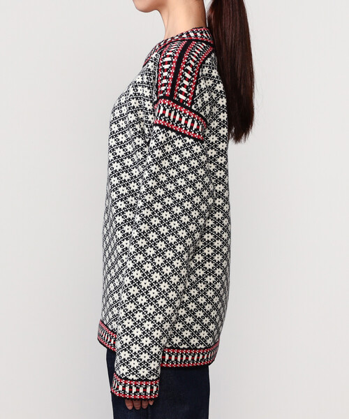 Bshop(ビショップ)の「Longa Liis | ヴィンテージ フォークセーター BLACK WOMEN(ニット/セーター・レディース・ブラック系その他・XS)」の8枚目の写真