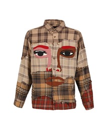 NUBIAN | PATCHWORKED FLANNEL(シャツ/ブラウス)