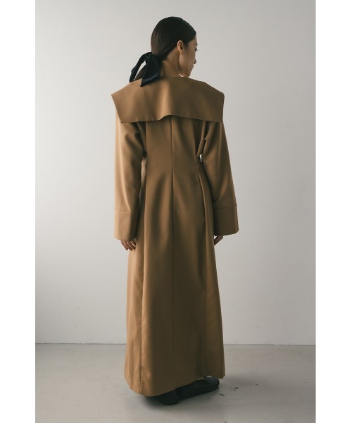STYLEMIXER(スタイルミキサー)の「ビッグカラーワンピース(ワンピース・レディース・キャメル/グレー・SMALL/MEDIUM)」の15枚目の写真