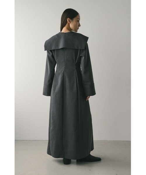 STYLEMIXER(スタイルミキサー)の「ビッグカラーワンピース(ワンピース・レディース・キャメル/グレー・SMALL/MEDIUM)」の4枚目の写真