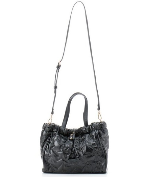 CACHELLIE（カシェリエ）の「QUILTING ★ 2WAY TOTE（ショルダーバッグ・レディース・ブラック/シルバー・FREE）」の3枚目の写真