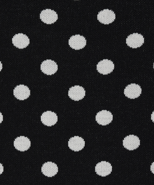 RONRON(ロンロン)の「DOT PATTERN BANDING KNIT MINI SKIRT BLACK WHITE DOT(スカート・レディース・その他・FREE)」の4枚目の写真