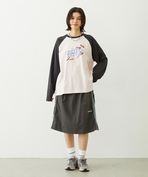 MILKFED.(ミルクフェド)の「CANDY HEART LOGO B/B TEE(Tシャツ/カットソー・レディース・ライトピンク/ブラック/ホワイト・L/M)」の18枚目の写真