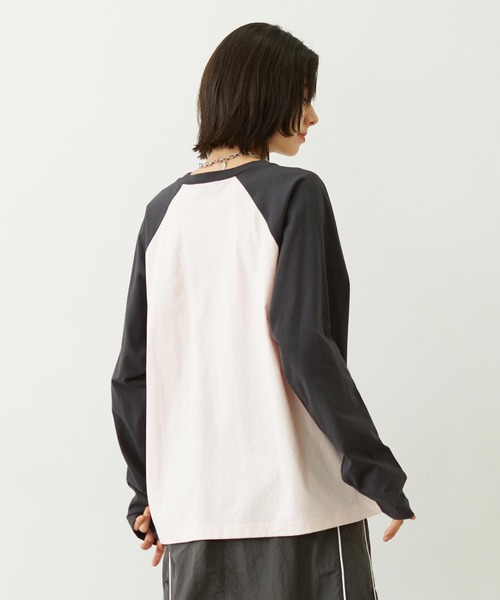 MILKFED.(ミルクフェド)の「CANDY HEART LOGO B/B TEE(Tシャツ/カットソー・レディース・ライトピンク/ブラック/ホワイト・L/M)」の13枚目の写真