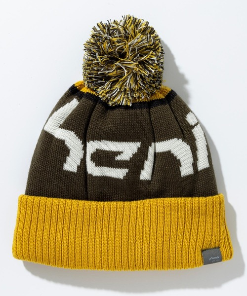 phenix(フェニックス)の「phenix(フェニックス)Phenix Big Logo Junior Knit Hat フェニックス ビッグロゴ ニットハット ニットキャップ(保温性/吸汗速乾)(ニットキャップ/ビーニー・キッズ・グレイッシュブルー/ブラック/カーキ/ネイビー/マスタード・ONE SIZE)」の2枚目の写真