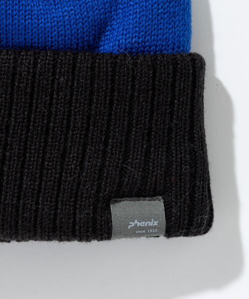 phenix(フェニックス)の「phenix(フェニックス)Phenix Big Logo Junior Knit Hat フェニックス ビッグロゴ ニットハット ニットキャップ(保温性/吸汗速乾)(ニットキャップ/ビーニー・キッズ・グレイッシュブルー/ブラック/カーキ/ネイビー/マスタード・ONE SIZE)」の12枚目の写真