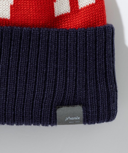 phenix(フェニックス)の「phenix(フェニックス)Phenix Big Logo Junior Knit Hat フェニックス ビッグロゴ ニットハット ニットキャップ(保温性/吸汗速乾)(ニットキャップ/ビーニー・キッズ・グレイッシュブルー/ブラック/カーキ/ネイビー/マスタード・ONE SIZE)」の18枚目の写真