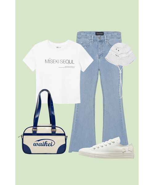 NICK&NICOLE(ニックアンドニコール)の「SLIM BOOTS CUT DENIM JEANS_LIGHT BLUE(デニムパンツ・レディース・その他・MEDIUM/LARGE/SMALL)」の8枚目の写真