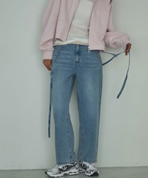 Doux archives | サスペンダー付きストレートデニムパンツ(デニムパンツ)