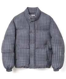 Millo Archive（ミロ アーカイブ）の「プレイドパターンダックダウンパディング【スモークグレー】（ダウンジャケット/コート）」