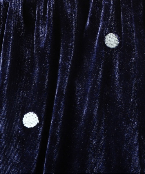 AMELY(エミリー)の「ドットデザインベロアワイドパンツ(その他パンツ・レディース・ネイビー/ブラック・フリー)」の21枚目の写真