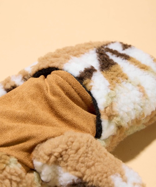 PENDLETON（ペンドルトン）の「【 PENDLETON / ペンドルトン 】ジャガードボアミトン（手袋・レディース・グレー/ベージュ・FREE）」の3枚目の写真