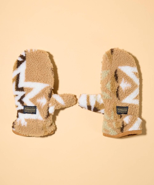 PENDLETON（ペンドルトン）の「【 PENDLETON / ペンドルトン 】ジャガードボアミトン（手袋・レディース・グレー/ベージュ・FREE）」の8枚目の写真