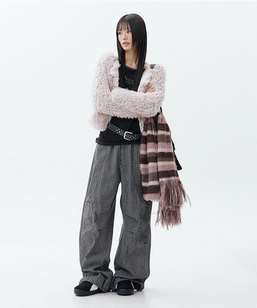 IUGAMAKARAS（イウガマカラス）の「Laced Ribbon Shoulder Bag (Black)（ショルダーバッグ・レディース・その他・FREE）」の16枚目の写真