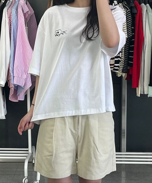 THE GREEN LAB（ザグリーンラボ）の「ワンタック コットンチノショーツ [ベージュ]（その他パンツ・レディース・その他・FREE）」の14枚目の写真