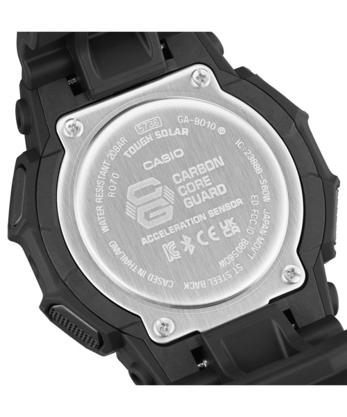 G-SHOCK(ジーショック)の「GA-B010シリーズ / ソーラー&Bluetooth / GA-B010-1AJF(アナログ腕時計・メンズ・ブラック×ホワイト・FREE)」の7枚目の写真