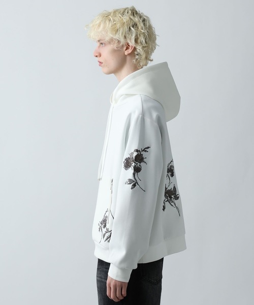 HARE（ハレ）の「シシュウモチーフポンチパーカー(HARE)（パーカー・メンズ・ホワイト/ブルー/ブラック・FREE）」の19枚目の写真