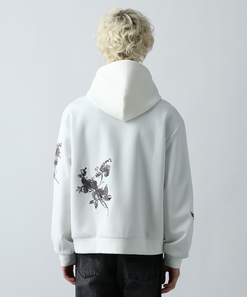 HARE（ハレ）の「シシュウモチーフポンチパーカー(HARE)（パーカー・メンズ・ホワイト/ブルー/ブラック・FREE）」の20枚目の写真