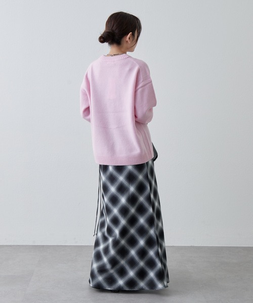 Lui's（ルイス）の「ウォッシャブルウールフロントボタンニット（ニット/セーター・レディース・チャコールグレー/ブラック/ピンク・FREE）」の16枚目の写真