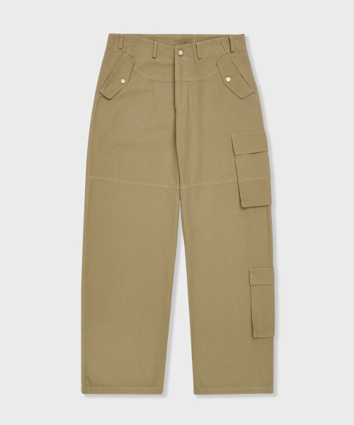 GLW(ジーエルダブリュ)の「ダブルポケットカーゴパンツベージュ(その他パンツ・レディース・その他・MEDIUM/LARGE/SMALL)」の4枚目の写真