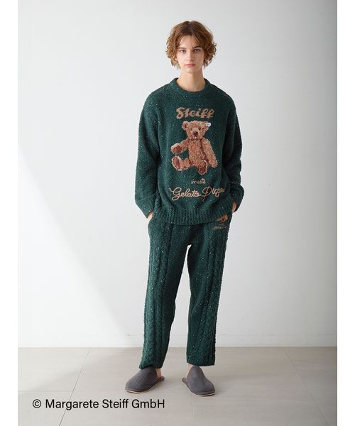 パウダーネップジャガードプルオーバー gelato pique｜【Steiff】パウダーネップジャガードプルオーバー