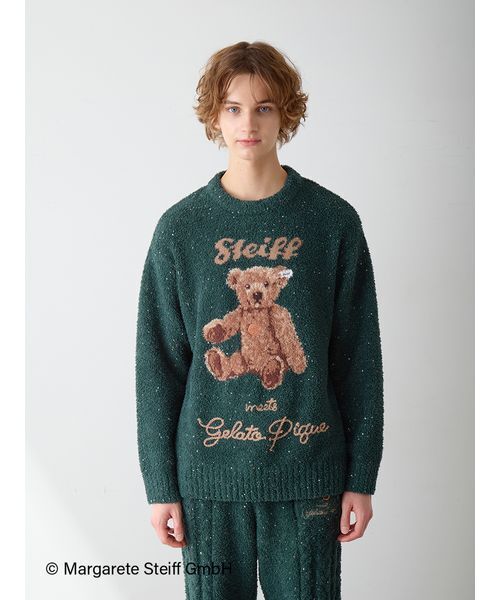 セール】【Steiff】【HOMME】パウダーネップジャガードプルオーバー