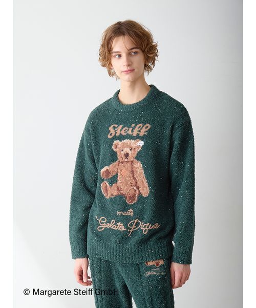 セール】【Steiff】【HOMME】パウダーネップジャガードプルオーバー