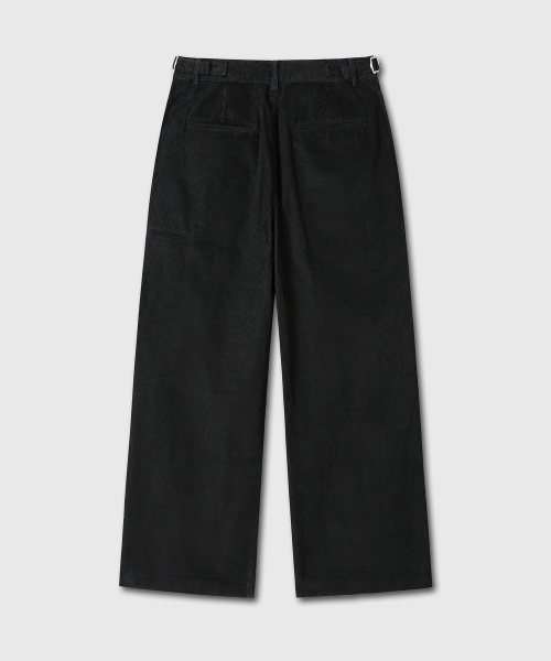 DIVEIN(ダイブイン)の「UNIFORM CORDUROY CHINO PANTS (BLACK)(その他パンツ・メンズ・その他・0/1/2)」の2枚目の写真