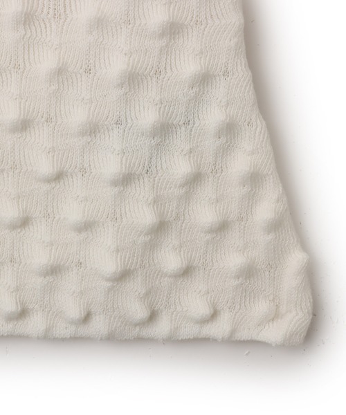 adidas（アディダス）の「adidas SLIM SOLID SPIKE KNIT SWEATSHIRT / アディダス スリム ソリッド スパイク ニット スウェットシャツ（ニット/セーター・レディース・ホワイト・S/M/L）」の7枚目の写真