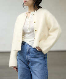 IENA LA BOUCLE ファーニットジャケット