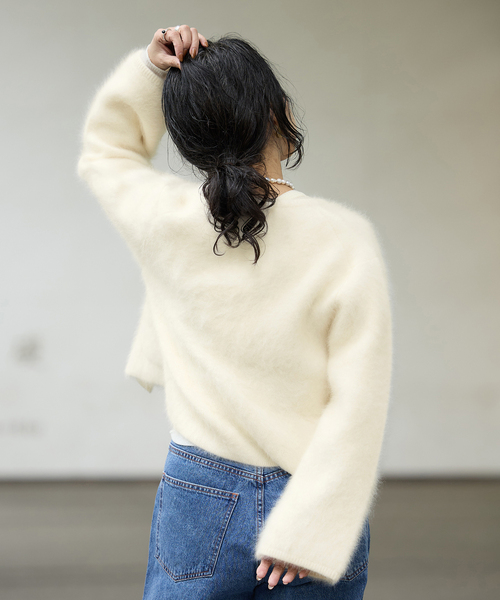 セール】IENA LA BOUCLE ファーニットジャケット（ニット/セーター